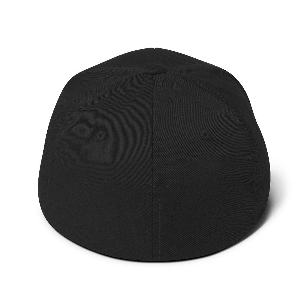 HUSTLE HORIZON RBW : Closed Back FlexFit Style Structured Twill Cap