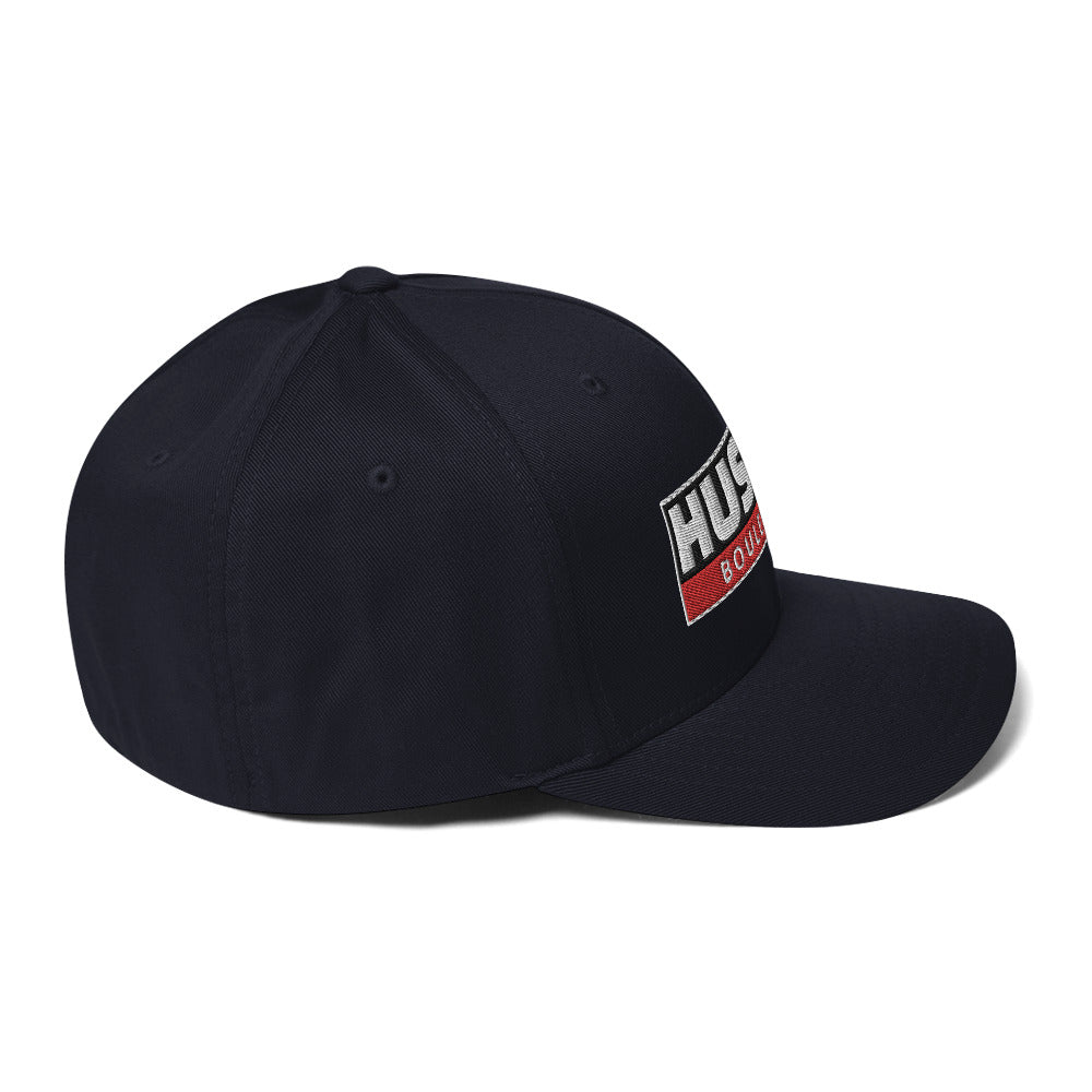 HUSTLE HORIZON RBW : Closed Back FlexFit Style Structured Twill Cap