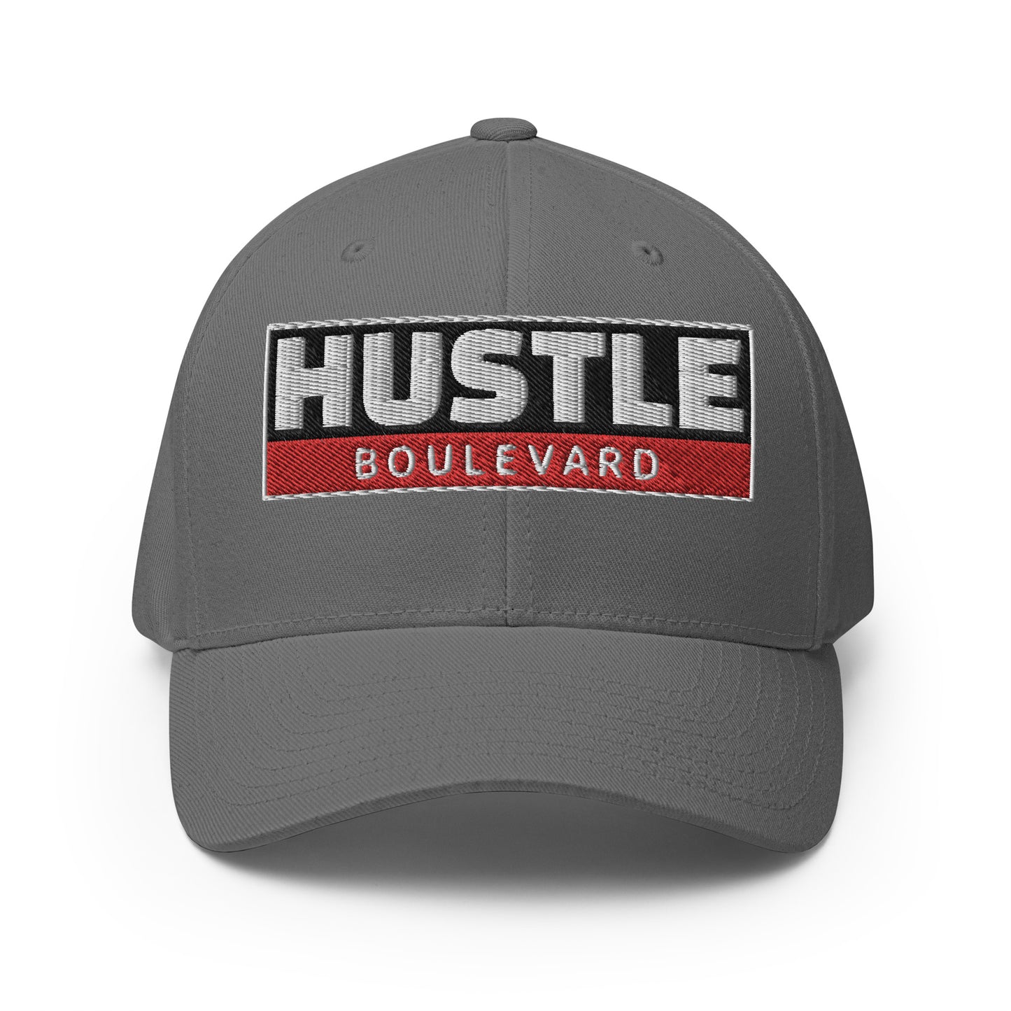 HUSTLE HORIZON RBW : Closed Back FlexFit Style Structured Twill Cap