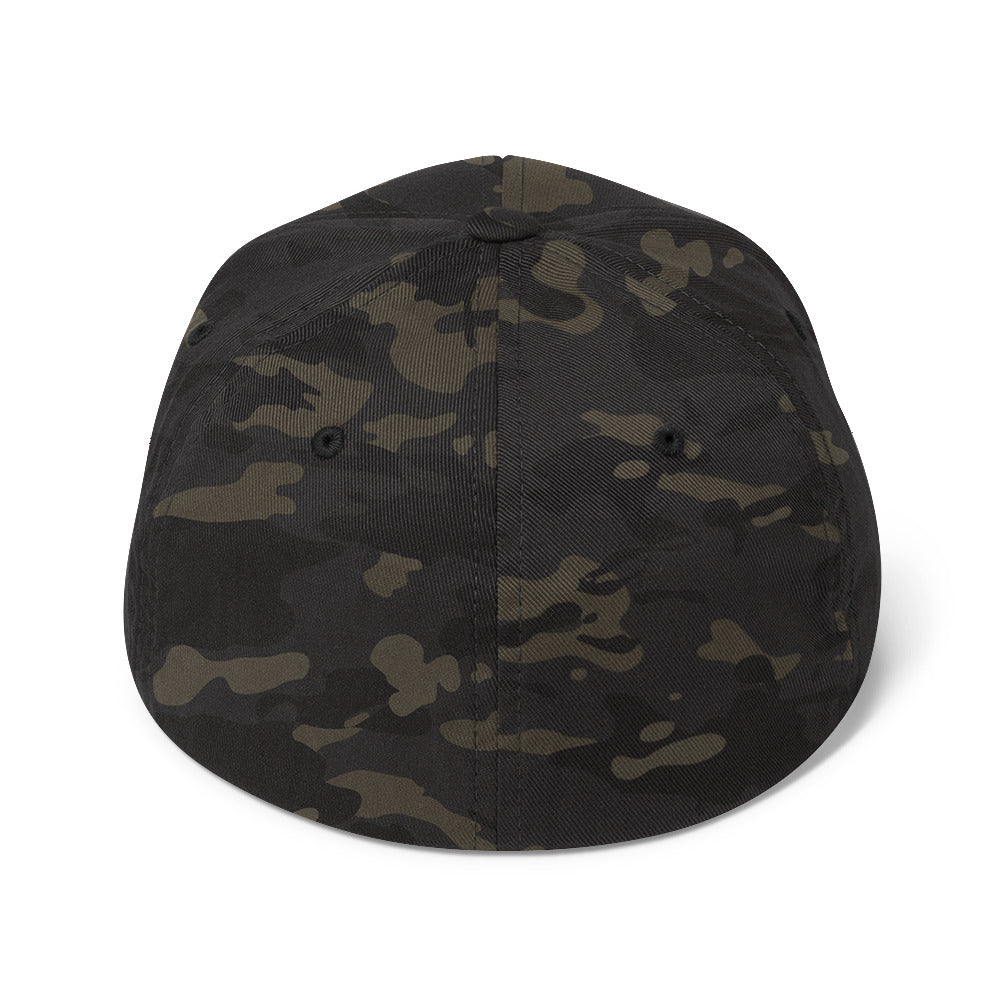 HUSTLE HORIZON RBW : Closed Back FlexFit Style Structured Twill Cap