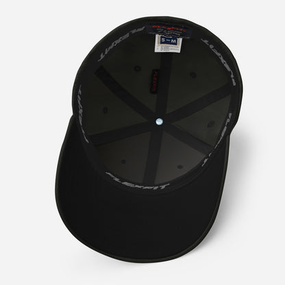 HUSTLE HORIZON RBW : Closed Back FlexFit Style Structured Twill Cap