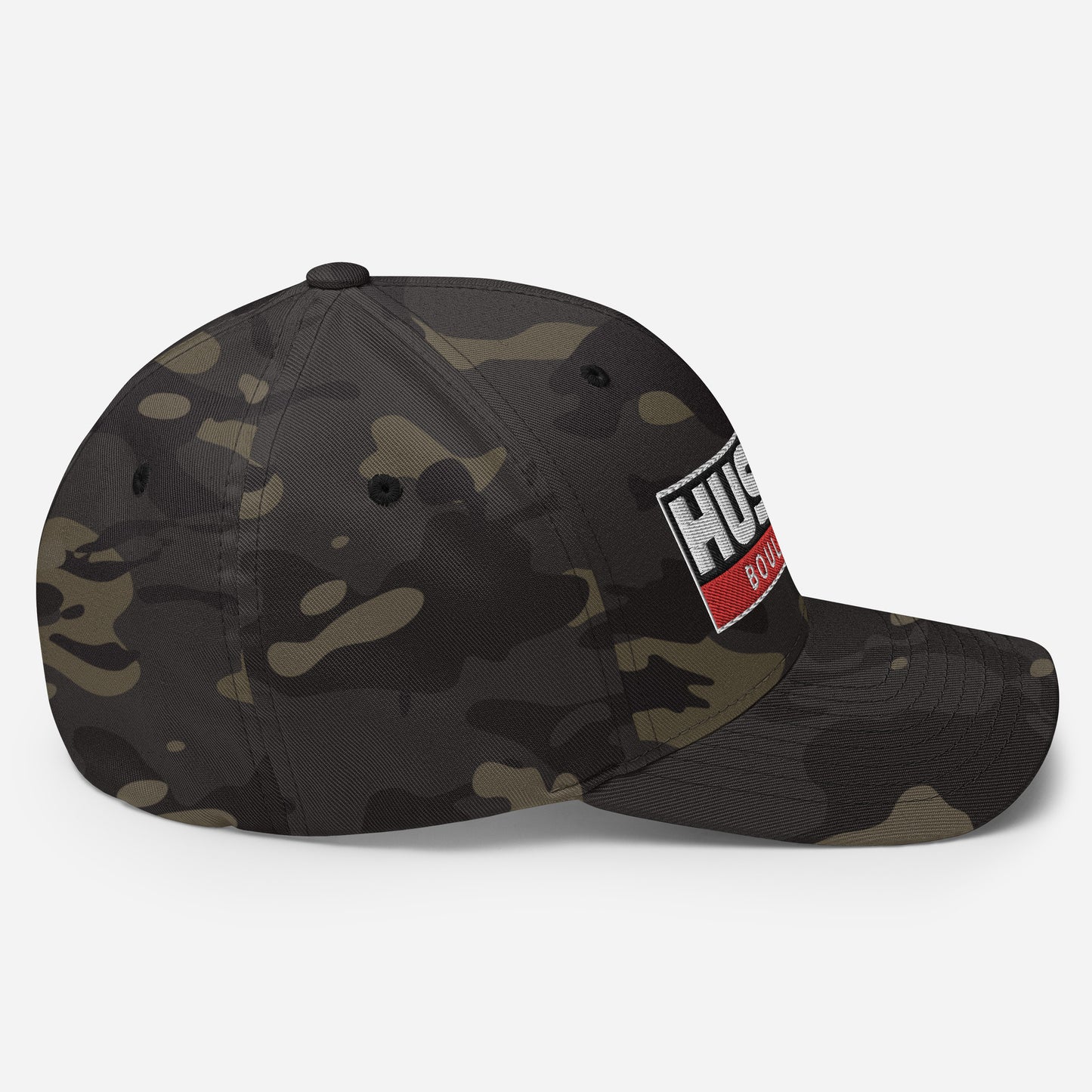 HUSTLE HORIZON RBW : Closed Back FlexFit Style Structured Twill Cap