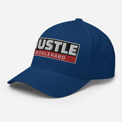 HUSTLE HORIZON RBW : Closed Back FlexFit Style Structured Twill Cap