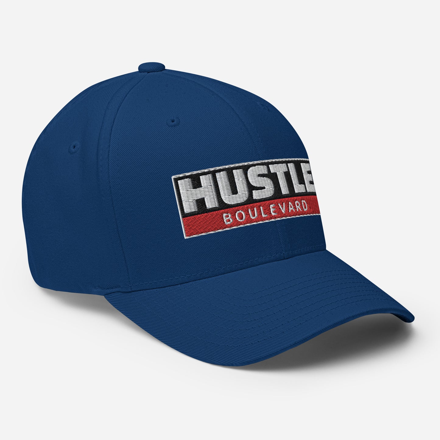 HUSTLE HORIZON RBW : Closed Back FlexFit Style Structured Twill Cap