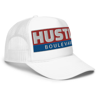 HUSTLE HORIZON RWB : snapback trucker hat