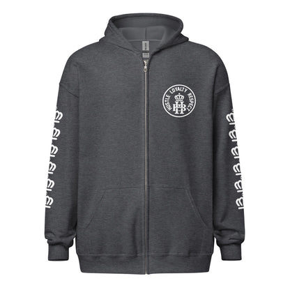 HLR Crown : Unisex heavy blend zip hoodie